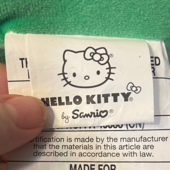 Hello Kitty by Sanrio 2024 Hello Kitty Christmas Wreath 15" Cuddle Cloud Pillow - Picture 3 of 6